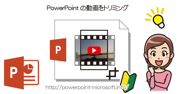 PowerPointで動画の表示エリアをトリミング