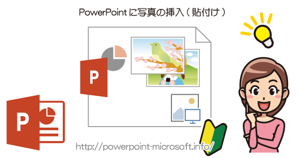 PowerPointに画像を挿入する/貼付ける